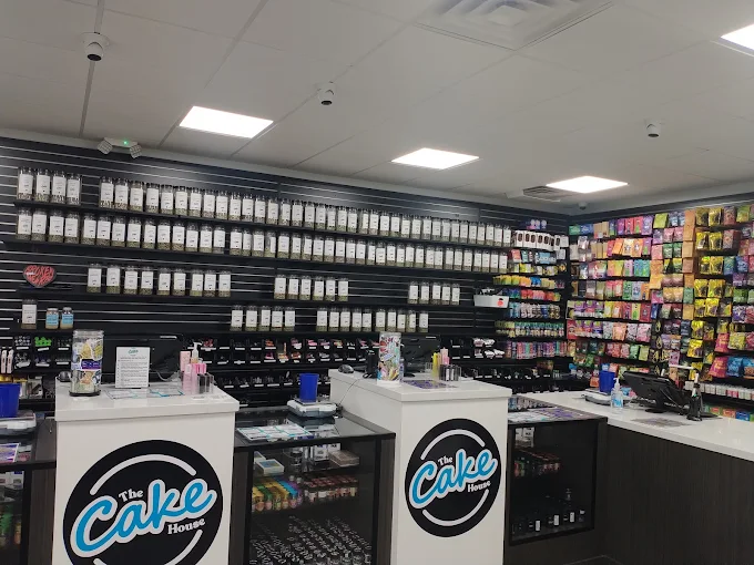 interior of the cake house lansing dispensary