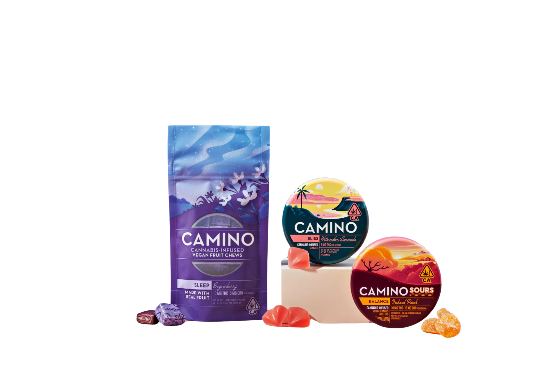 camino gummies and chews at the cake house
