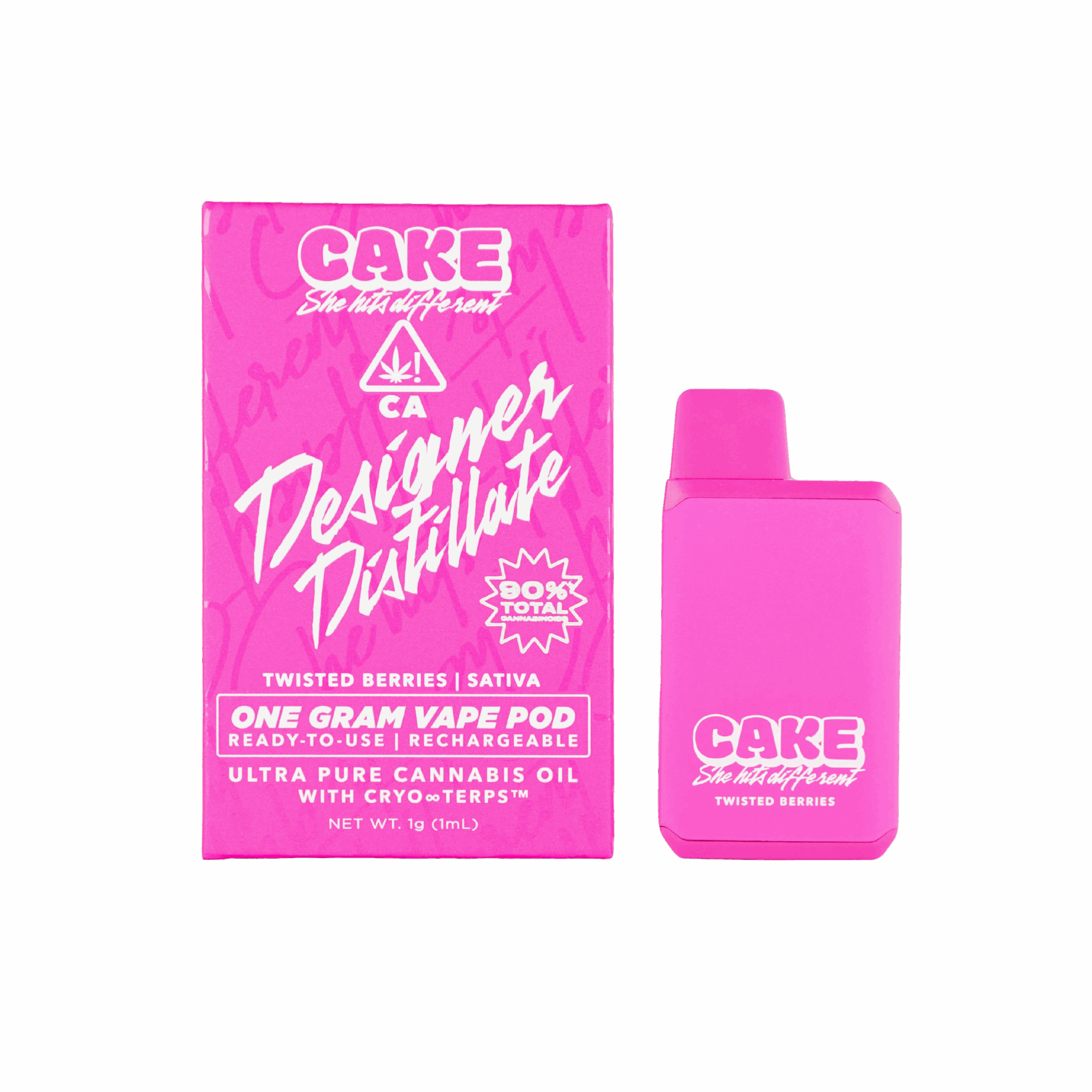 cake she hits different distillate vape cartridge