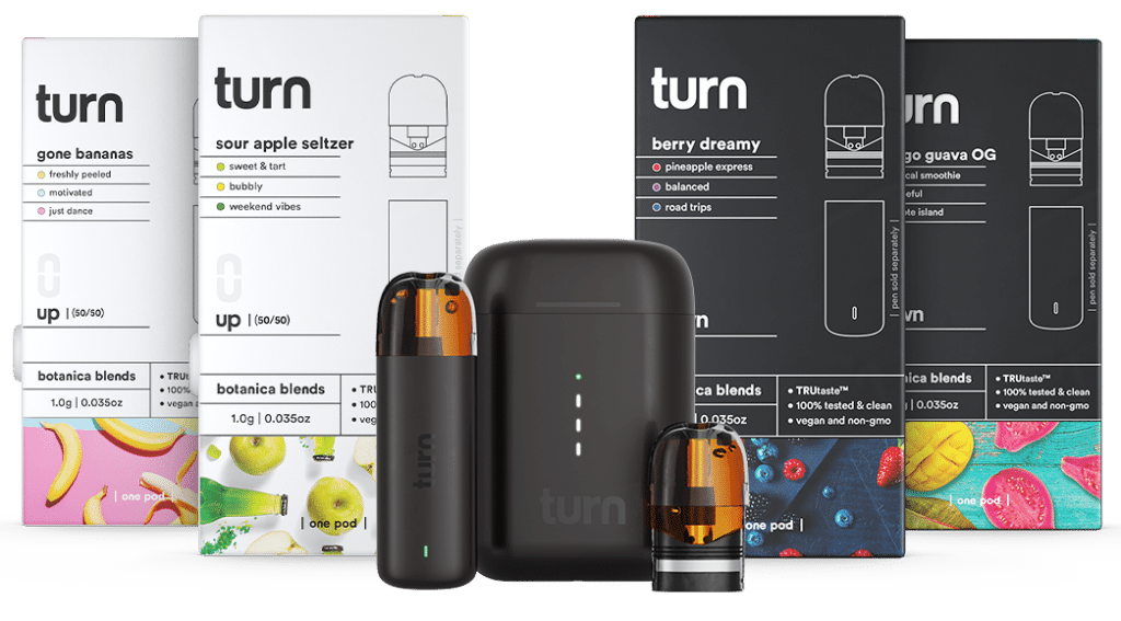 turn cannabis vapes at the cake house