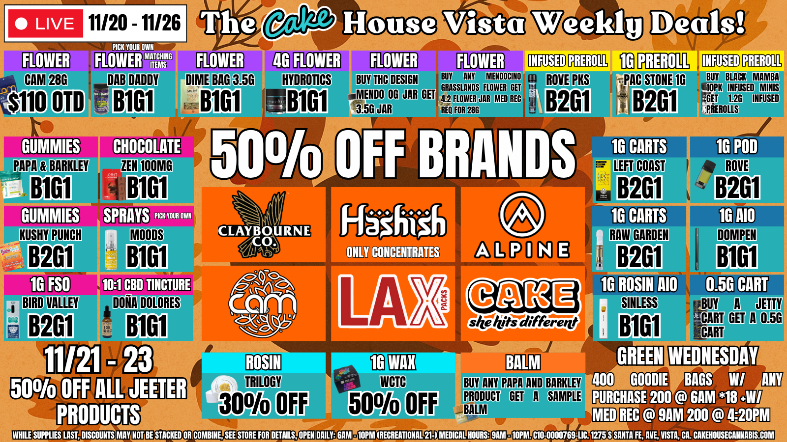 The Cake House Vista, CA - Deal 1