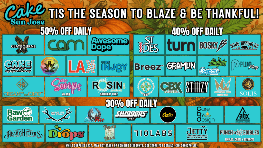 cannabis deals for the cake house san jose dispensary