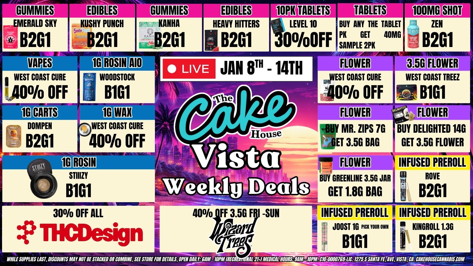 The Cake House Vista, CA - Deal 1