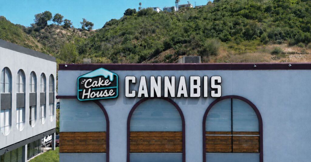 The Cake House Mission Valley dispensary storefront