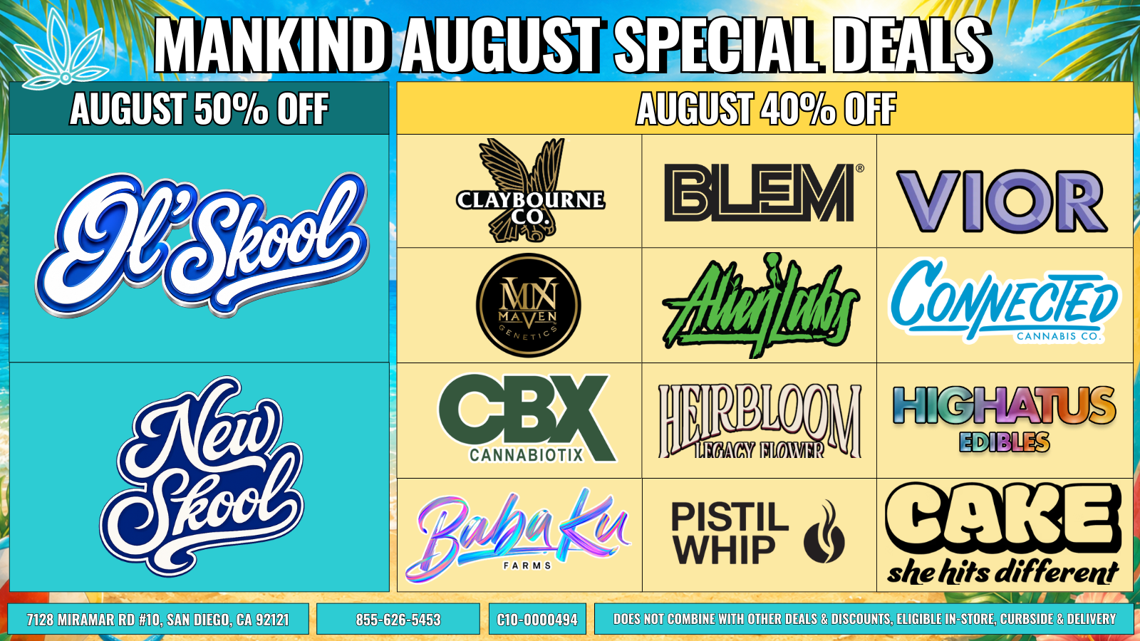 The Cake House Mankind (San Diego, CA) deal 1