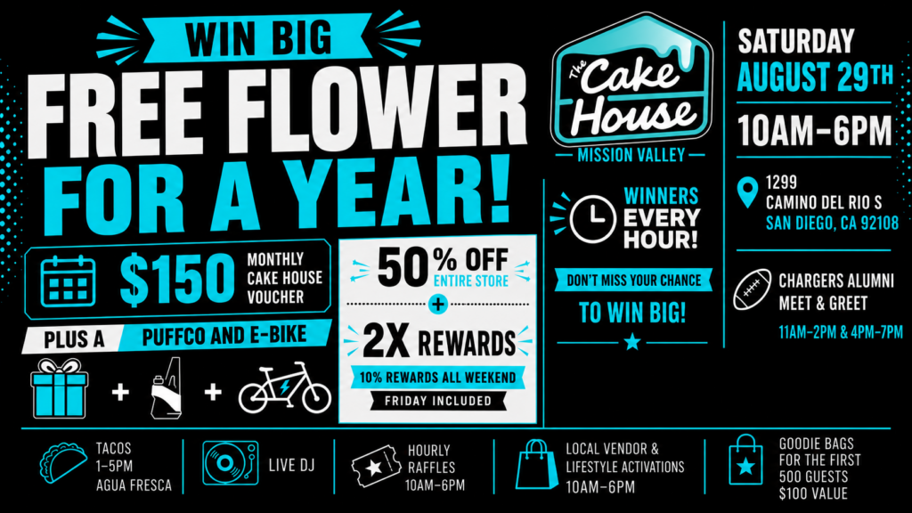 WIN FREE FLOWER FOR A YEAR + MEET CHARGERS ALUMNI