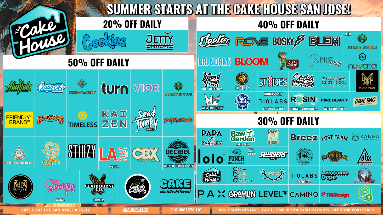 The Cake House San Jose, CA deal 1
