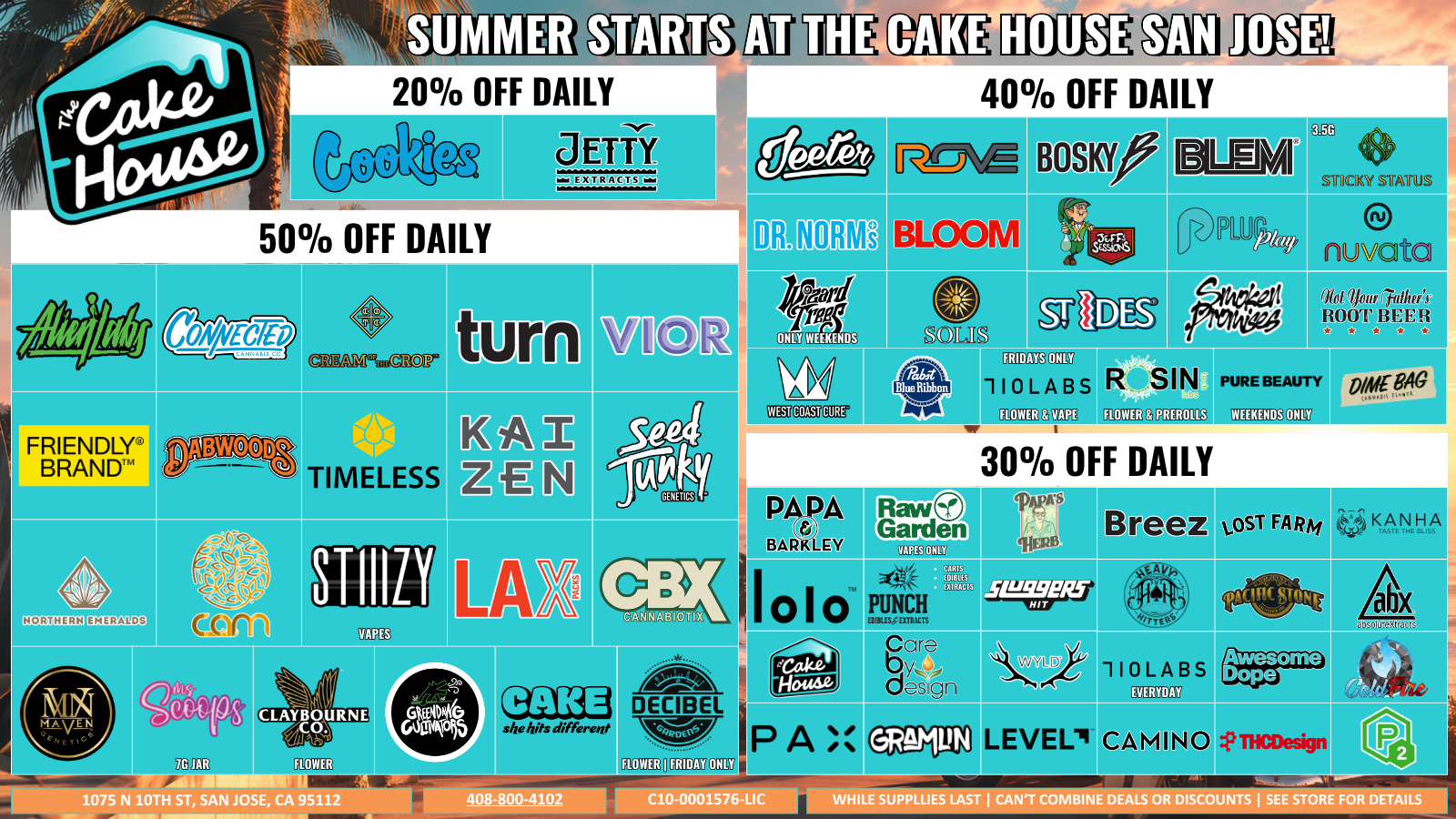The Cake House San Jose, CA deal 1