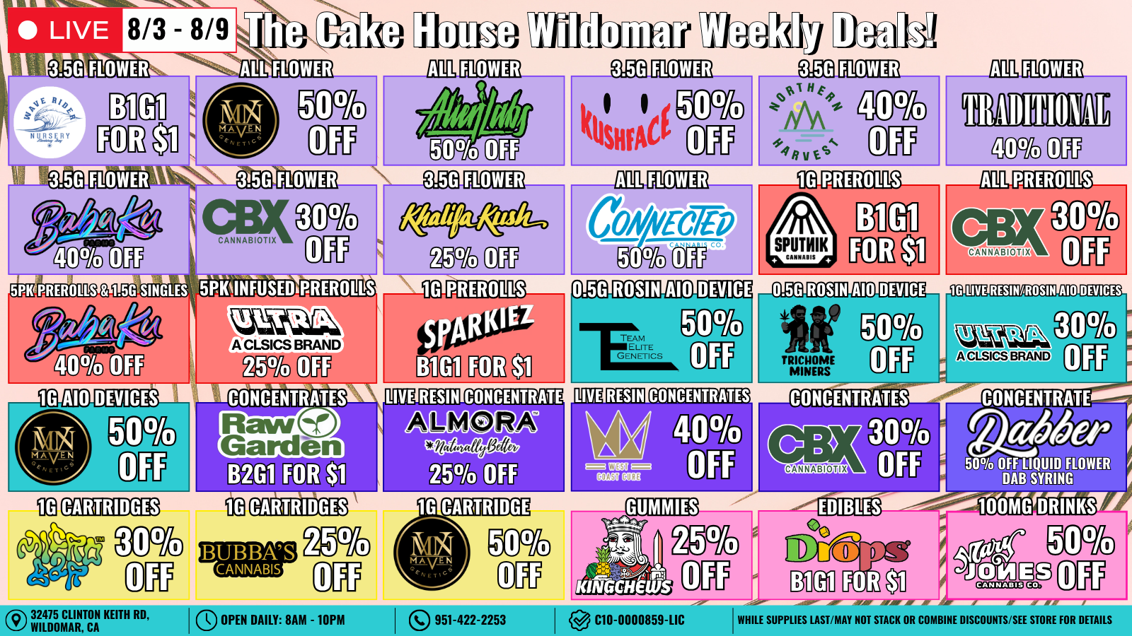 The Cake House Wildomar, CA deal 1
