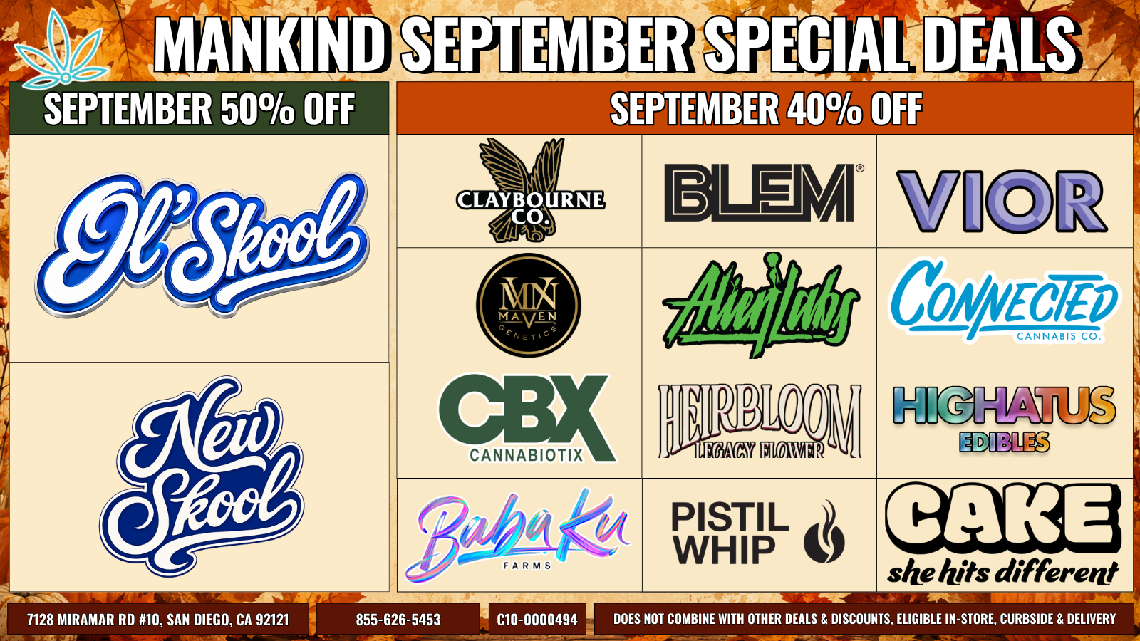 The Cake House Mankind (San Diego, CA) deal 1